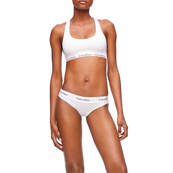 Modern Cotton Unlined Bralette - Picture 1 of 5